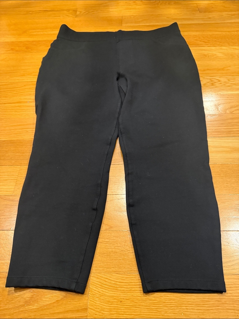 Spanx pull on the perfect black ankle pants size 1X .